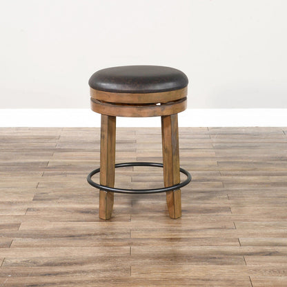 Sunny D Doe Valley Swivel Counter Stool 2PC
