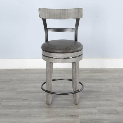 Sunny D Doe Valley With Back Counter Stool 2PC