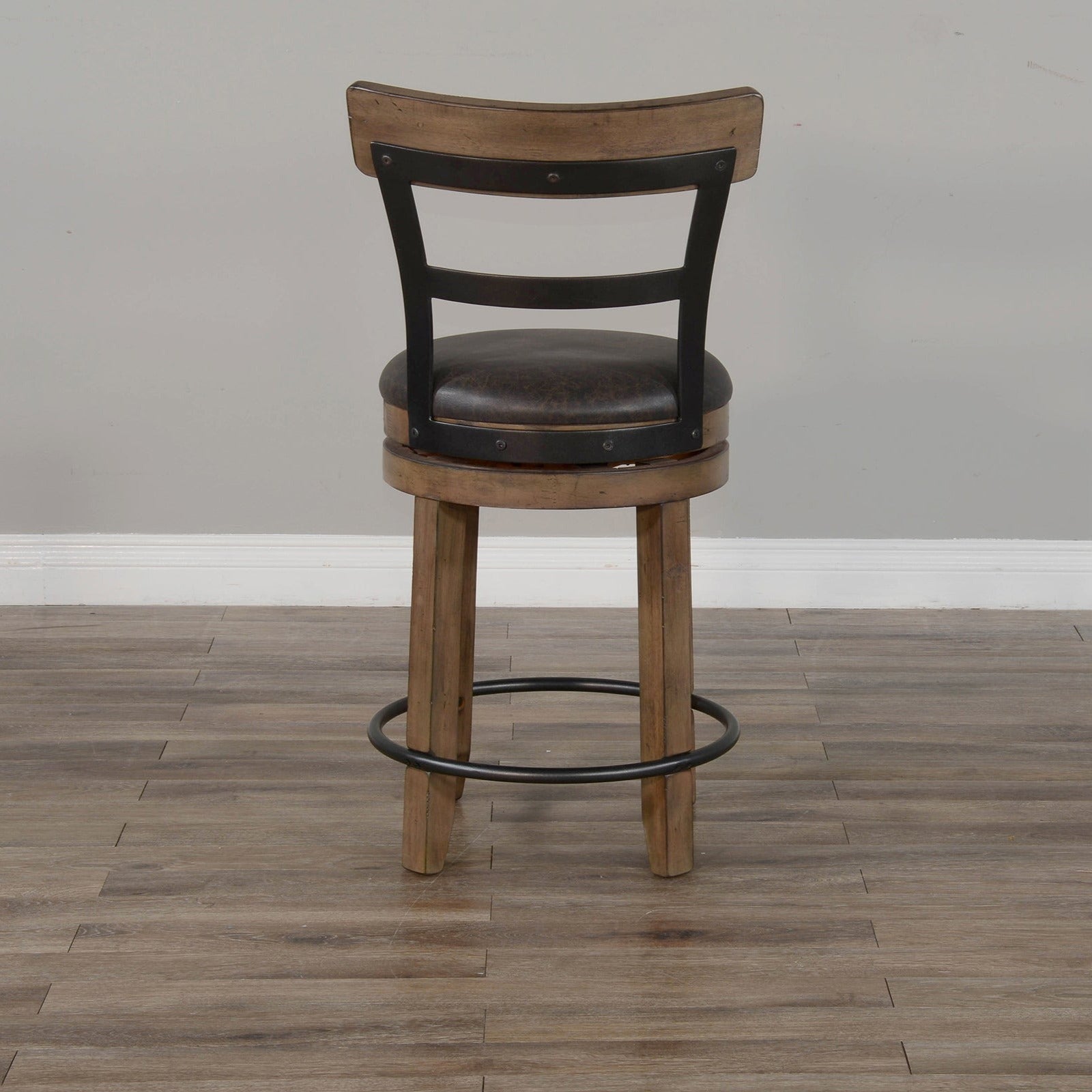 Sunny D Doe Valley With Back Counter Stool 2PC
