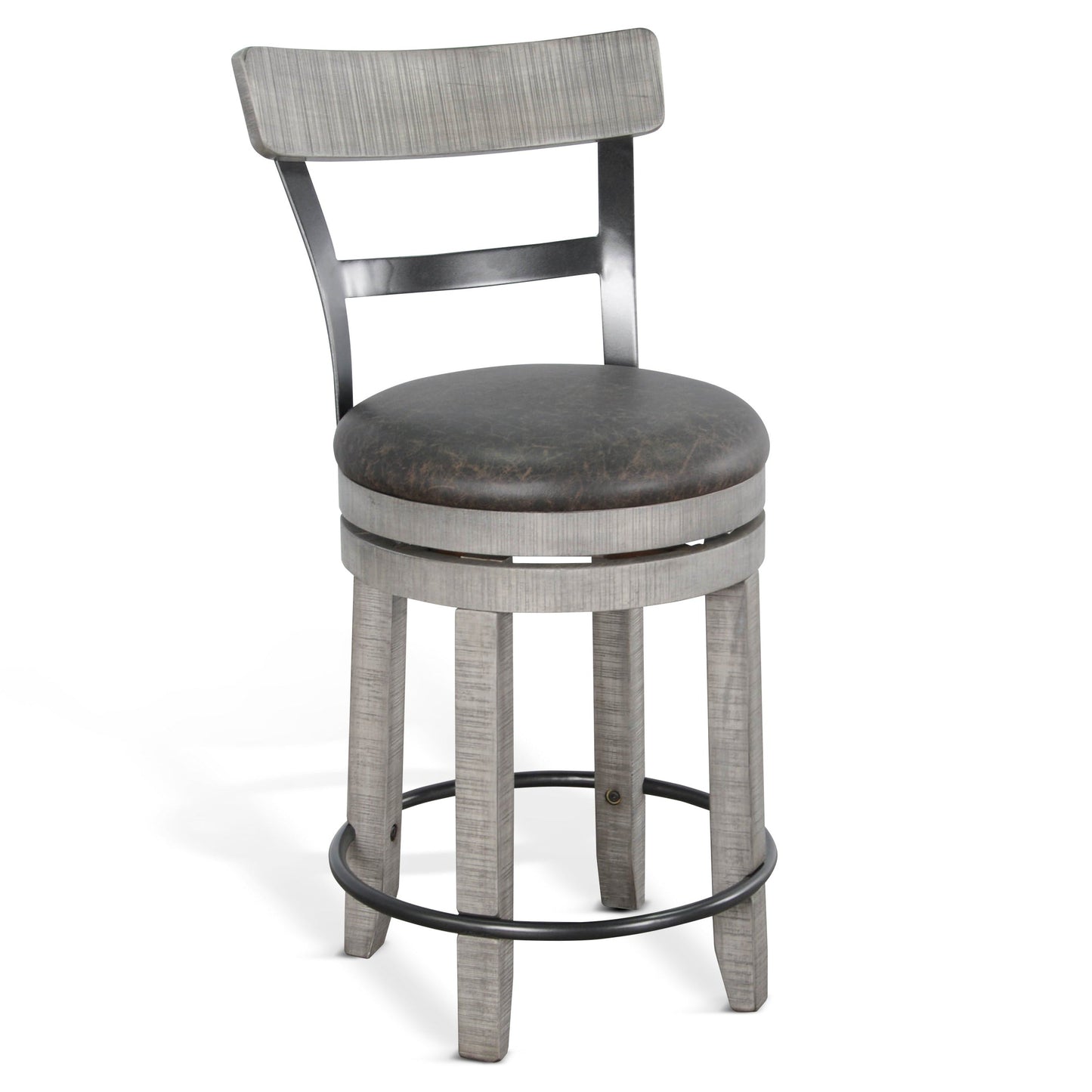 Sunny D Doe Valley With Back Counter Stool 2PC