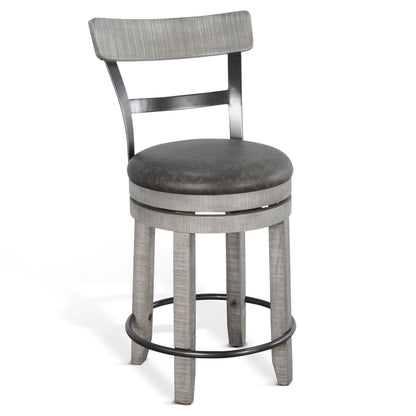 Sunny D Doe Valley With Back Counter Stool 2PC