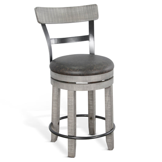 Sunny D Doe Valley With Back Counter Stool 2PC