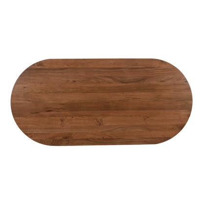 LH Home Domingo Wooden Oval Dining Table
