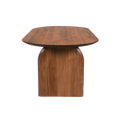 LH Home Domingo Wooden Oval Dining Table