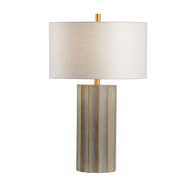 Wildwood Doric Concrete Finish Table Lamp