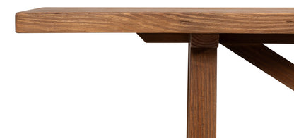 Sarreid Double X Base Wooden Console Table
