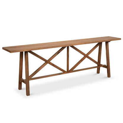 Sarreid Double X Base Wooden Console Table