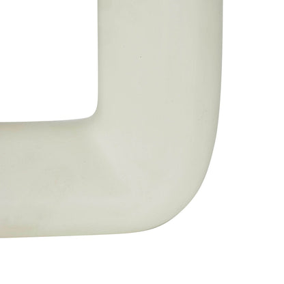LH Home Dove White Ceramic Table Lamp