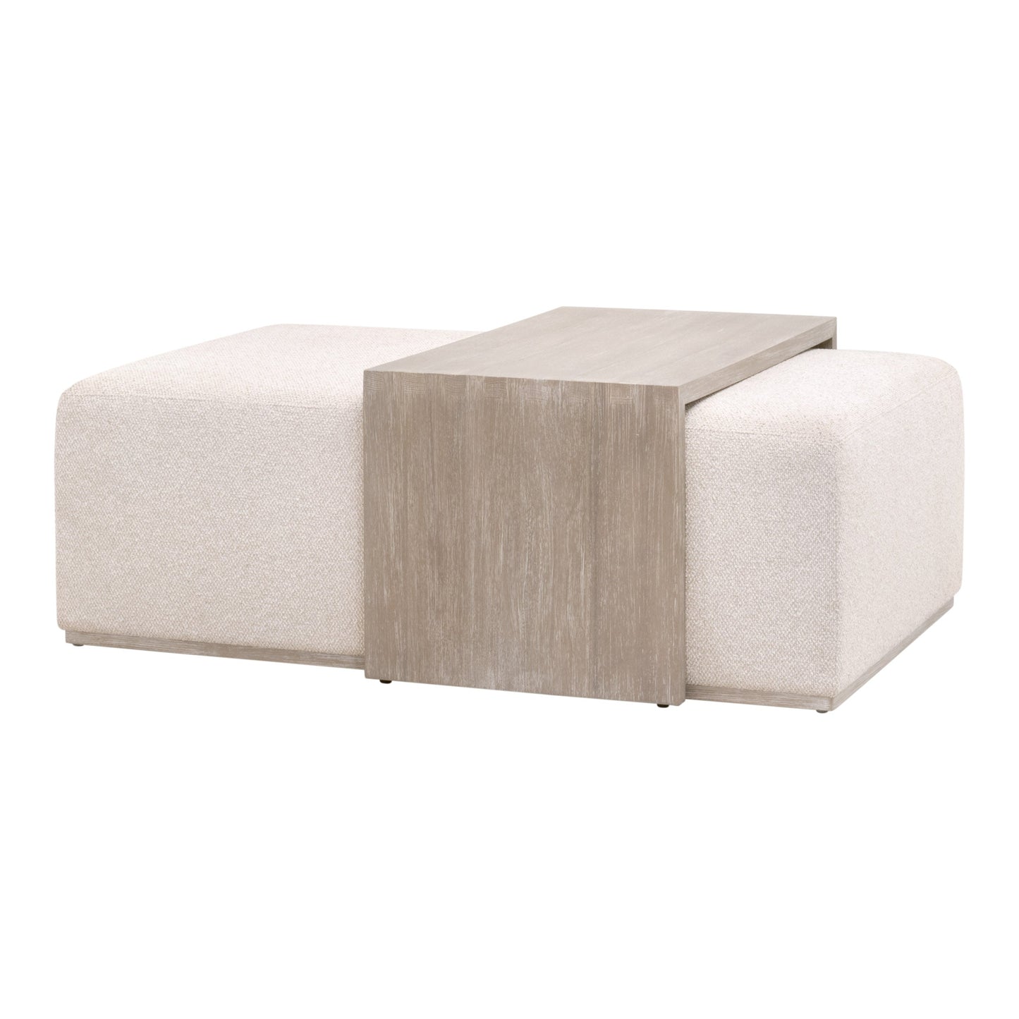 Dovetail Upholstered Rectangular Coffee Table