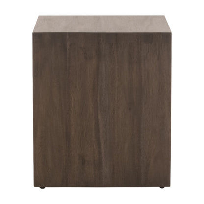 Dovetail Wooden Waterfall Designed Rectangular End Table