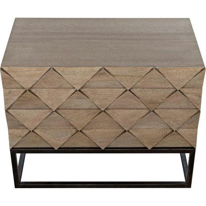 Draco Steel Stand Wood Sideboard