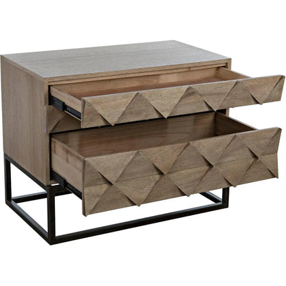 Draco Steel Stand Wood Sideboard