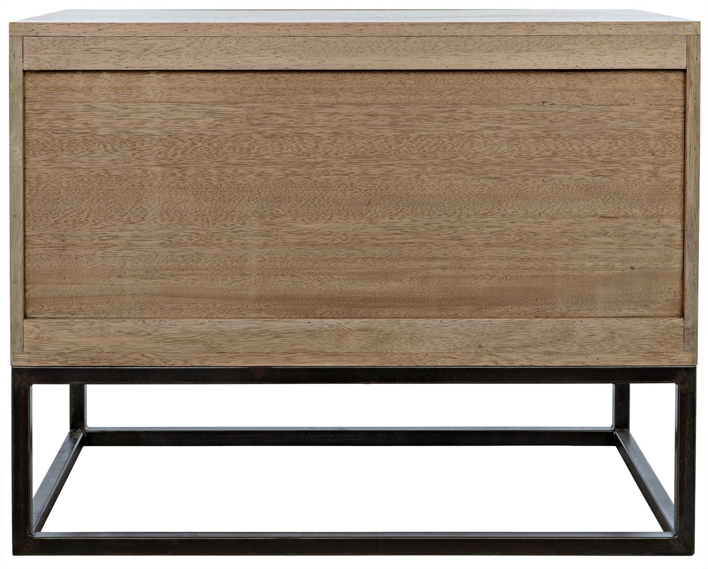 Draco Steel Stand Wood Sideboard-Sideboards-Noir-Sideboards and Things