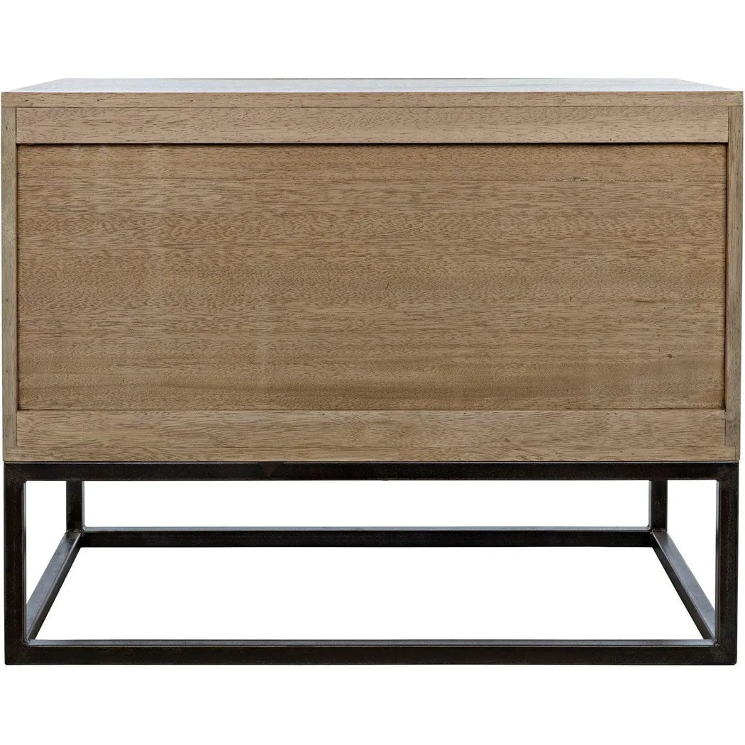 Draco Steel Stand Wood Sideboard