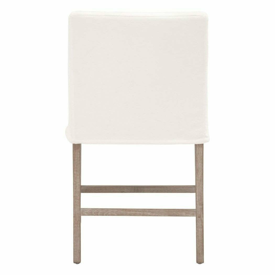 Drake Slipcover Counter Stool LiveSmart Peyton-Pearl Counter Stools Sideboards and Things By Essentials For Living