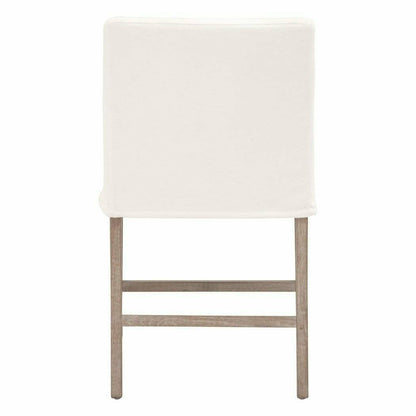 Drake Slipcover Counter Stool LiveSmart Peyton-Pearl Counter Stools Sideboards and Things By Essentials For Living