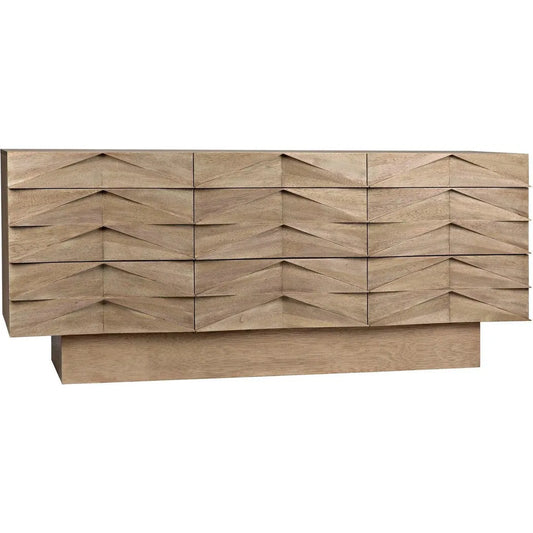 Noir Drake Wood Washed Walnut Sideboard