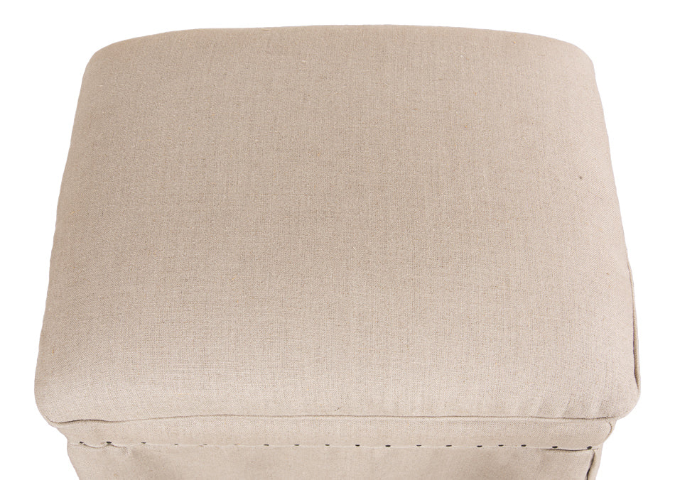 Draped Skirted Ottoman-Ottomans-Sarreid-LOOMLAN