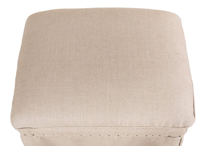 Draped Skirted Ottoman-Ottomans-Sarreid-LOOMLAN