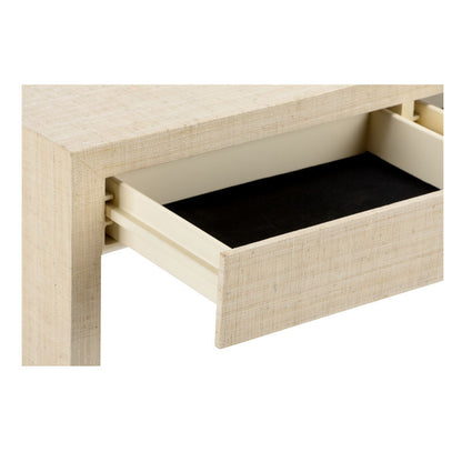 Chelsea House Drop Zone Raffia Warpped Console Table