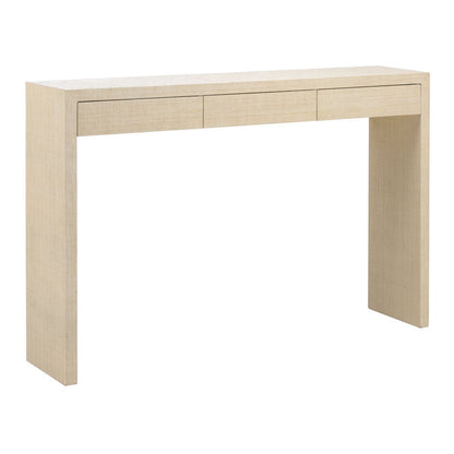 Chelsea House Drop Zone Raffia Warpped Console Table