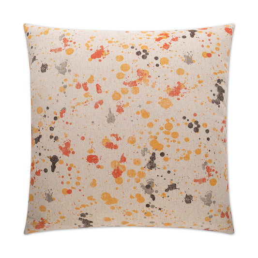 Dropcloth Pillow - Orange-Throw Pillows-D.V. KAP-LOOMLAN