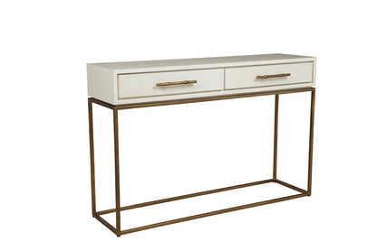 Duchess Wooden Cream Rectangular Console Table