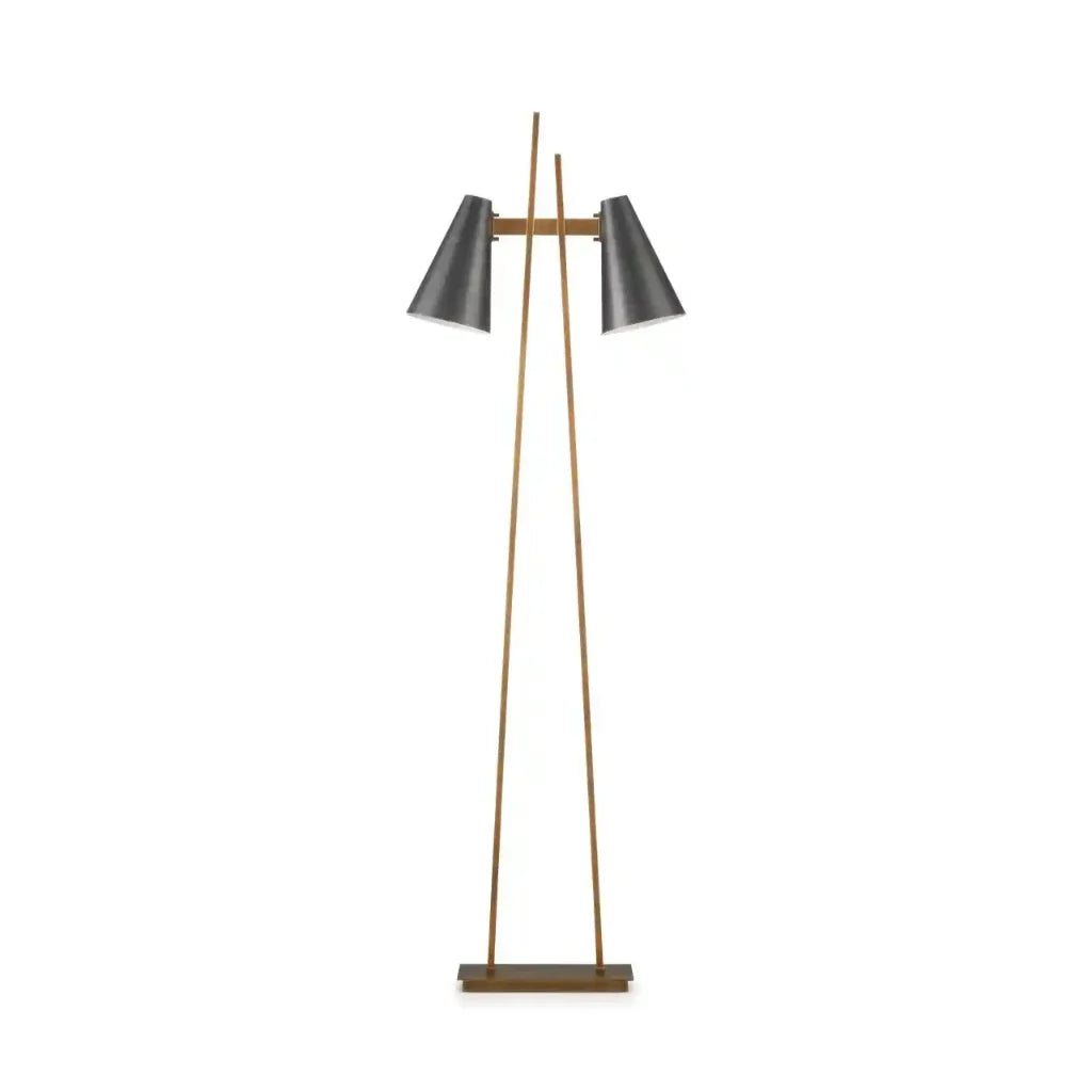 Duet Metal Framed Floor Lamp