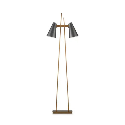 Duet Metal Framed Floor Lamp