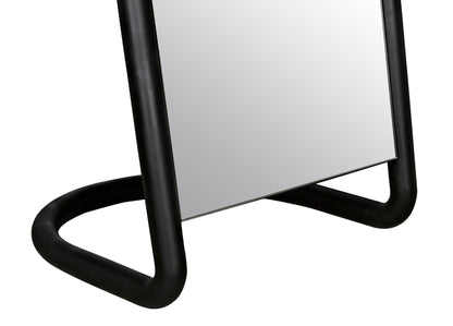 Duke Mirror Black Standing Floor Mirror-Floor Mirrors-Noir-Sideboards and Things