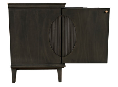 Dumont Wood Black Sideboard-Sideboards-Noir-Sideboards and Things