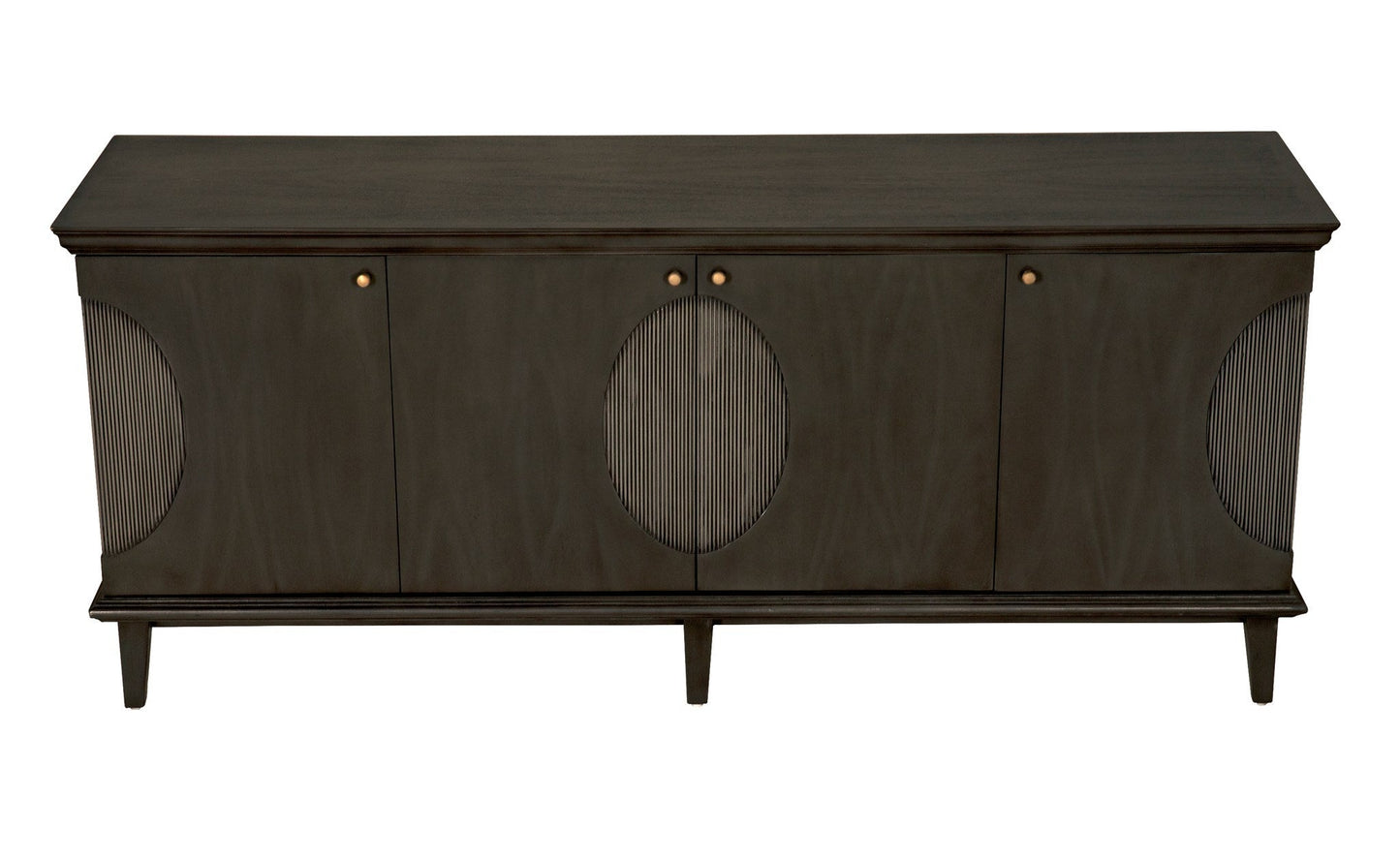 Dumont Wood Black Sideboard-Sideboards-Noir-Sideboards and Things