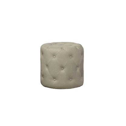 Furniture Classics Dumplin' Linen Round Stool