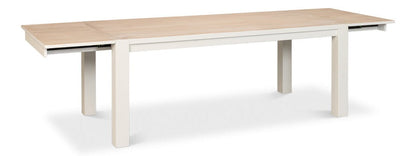 Duncan Extendable Dining Table for 8 People-Dining Tables-Sarreid-LOOMLAN