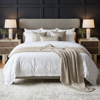 Zuo Modern Dusa Grey Fabric Bed