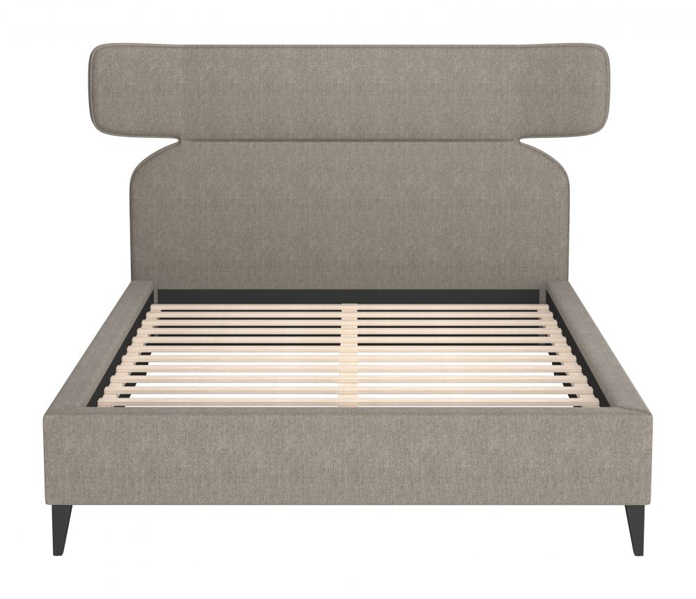 Zuo Modern Dusa Grey Fabric Bed