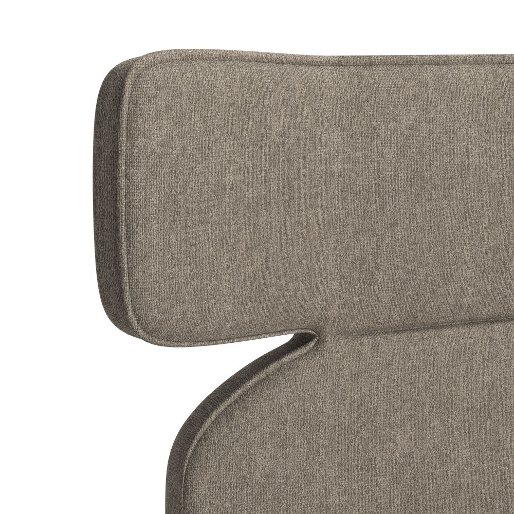 Zuo Modern Dusa Grey Fabric Bed