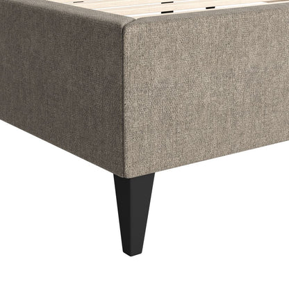 Zuo Modern Dusa Grey Fabric Bed