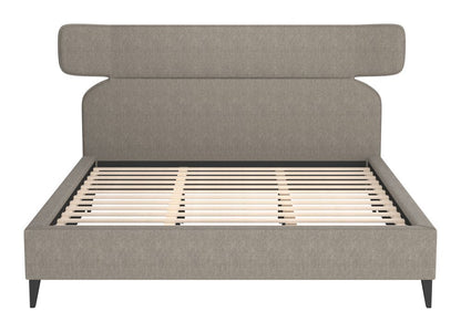Zuo Modern Dusa Grey Fabric Bed