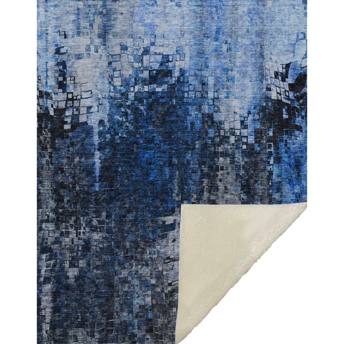 Addison Rugs Dust Echo Blue Washable Indoor-Outdoor Rug