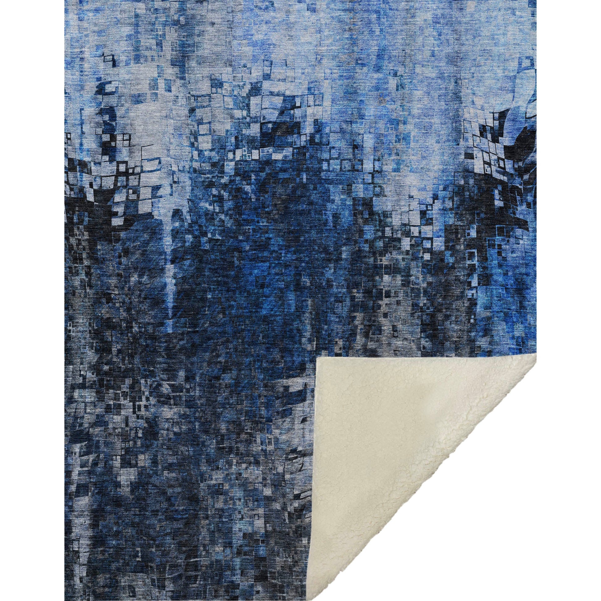 Addison Rugs Dust Echo Blue Washable Indoor-Outdoor Rug