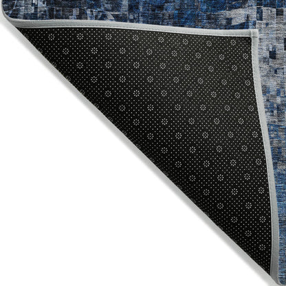 Addison Rugs Dust Echo Blue Washable Indoor-Outdoor Rug