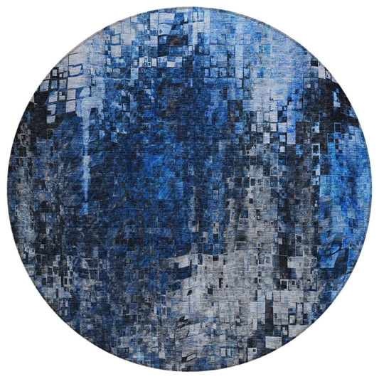 Addison Rugs Dust Echo Blue Washable Indoor-Outdoor Rug