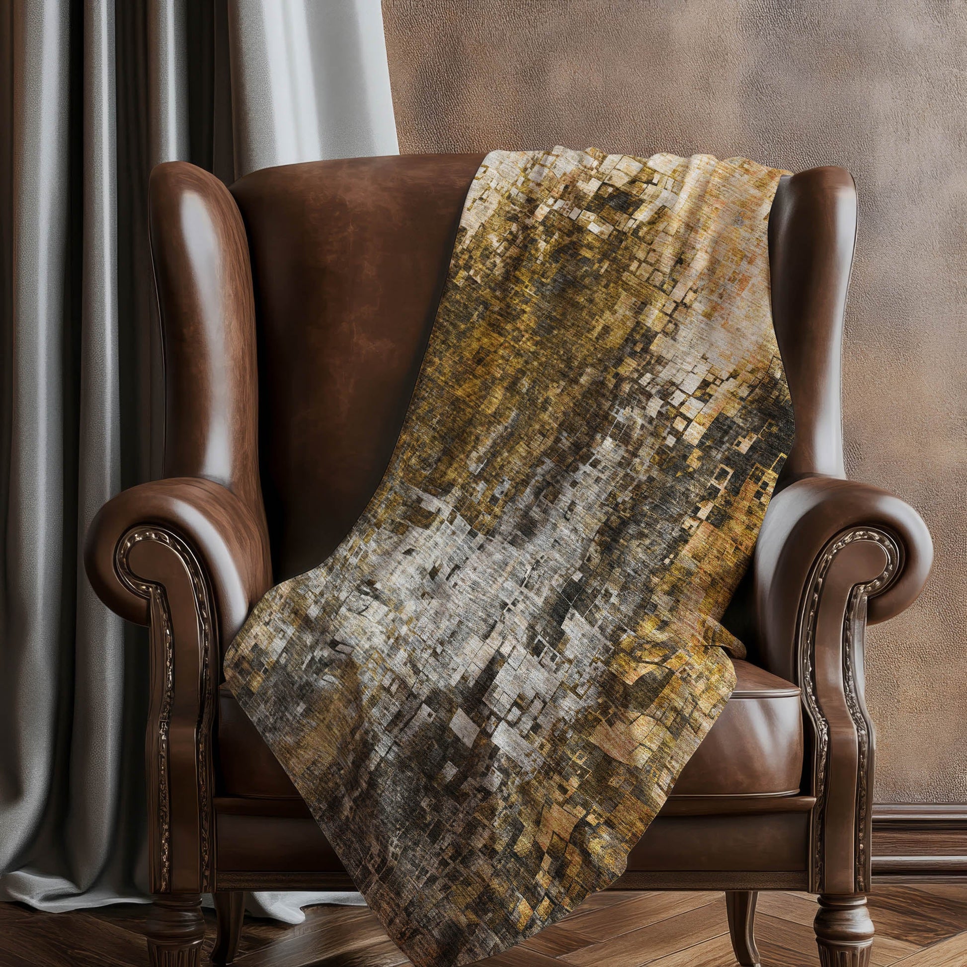 Addison Rugs Dust Echo Brown Washable Indoor-Outdoor Rug