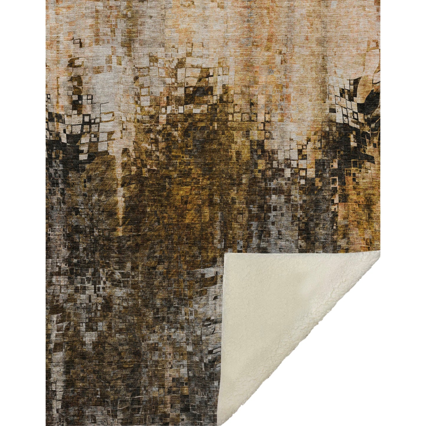 Addison Rugs Dust Echo Brown Washable Indoor-Outdoor Rug