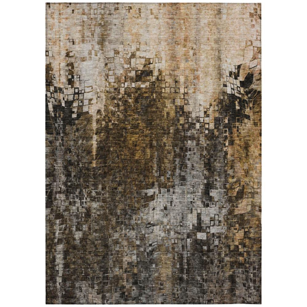 Addison Rugs Dust Echo Brown Washable Indoor-Outdoor Rug