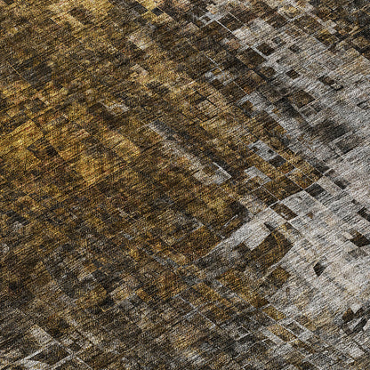 Addison Rugs Dust Echo Brown Washable Indoor-Outdoor Rug