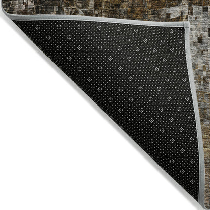 Addison Rugs Dust Echo Brown Washable Indoor-Outdoor Rug
