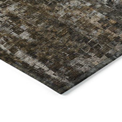 Addison Rugs Dust Echo Brown Washable Indoor-Outdoor Rug