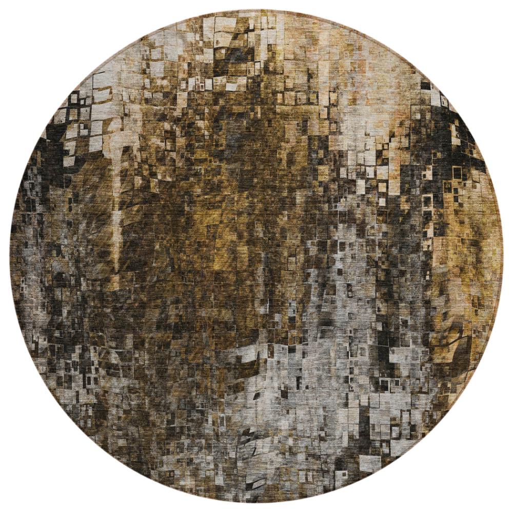 Addison Rugs Dust Echo Brown Washable Indoor-Outdoor Rug